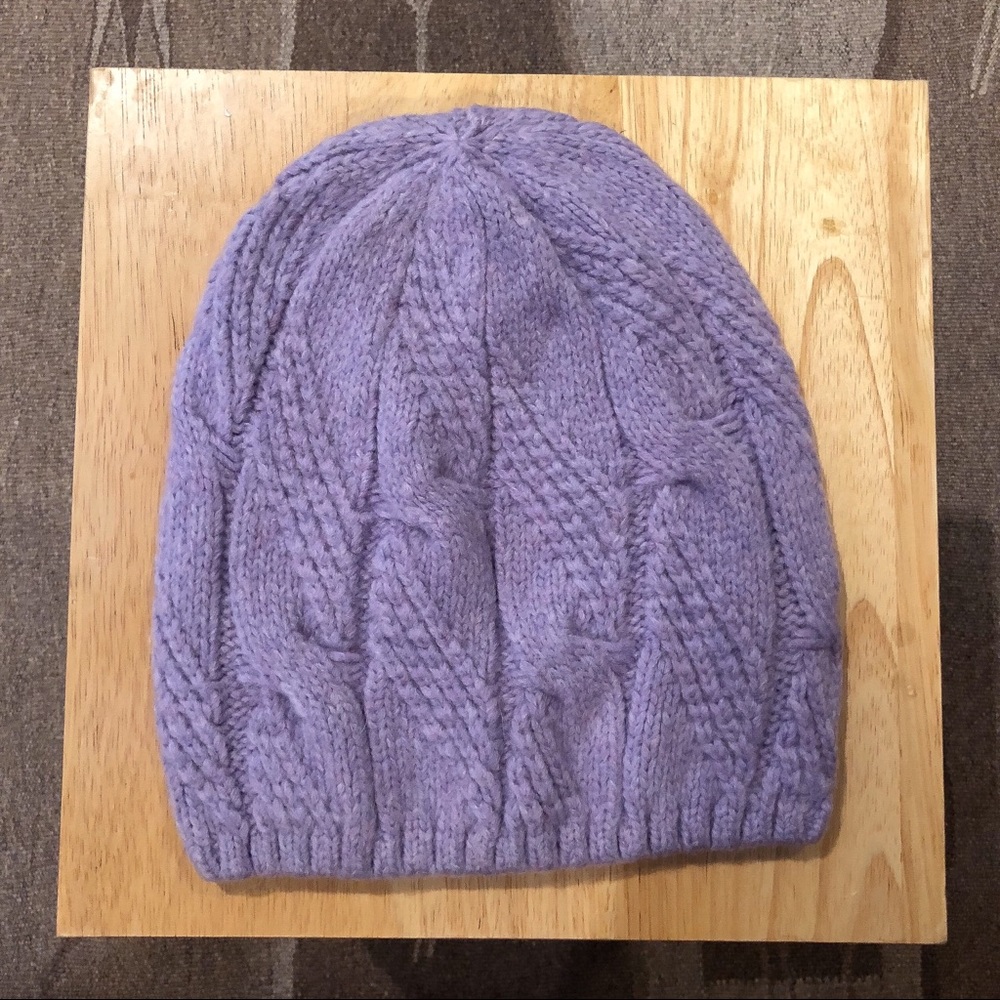 Lands End Cable Knit Beanie